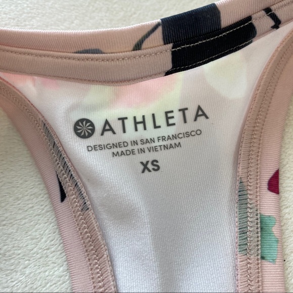 Athleta Shanti Pink Floral Printed Tank - Picture 7 of 12